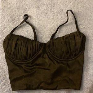 Black crop top corset XS TIGERMIST